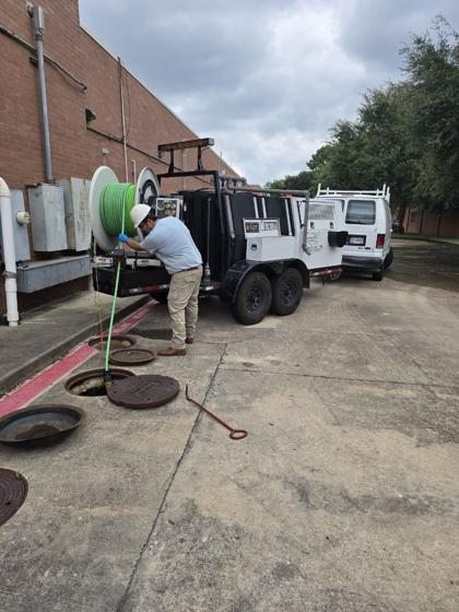 Sewer camera reel ready for inspection