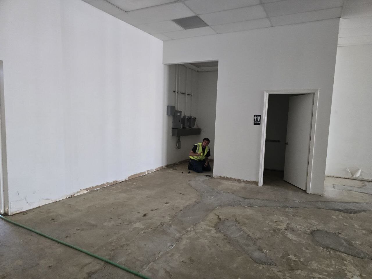 Job-site wrap-up, line cleared and site dressed