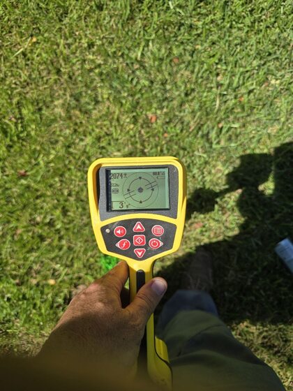 The camera system and its operator at work on a Houston job site